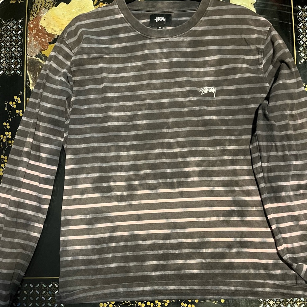 Stussy Gray Long Sleeve Tee